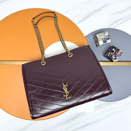 Yves Saint Laurent YSL Niki Vintage Leather Tote Bag 871151