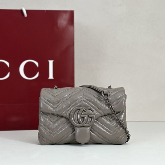 Gucci Shoulder Bag Dusty Grey 856368
