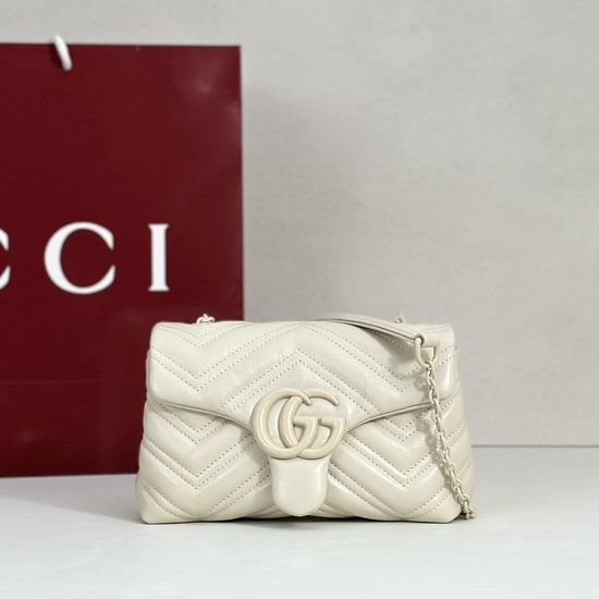 Gucci Handbag Ivory White 856368