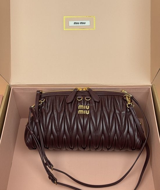 Miu Miu Matelasse Leather Handbag 5BF130