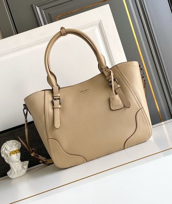 Prada Textured Leather Top Handle Bag 1BG602