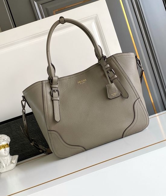 Prada Textured Leather Top Handle Bag 1BG602