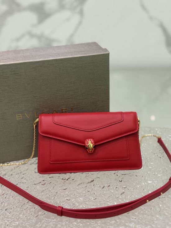 BVLGARI Serpenti Forever Leather Crossbody Bag 294650