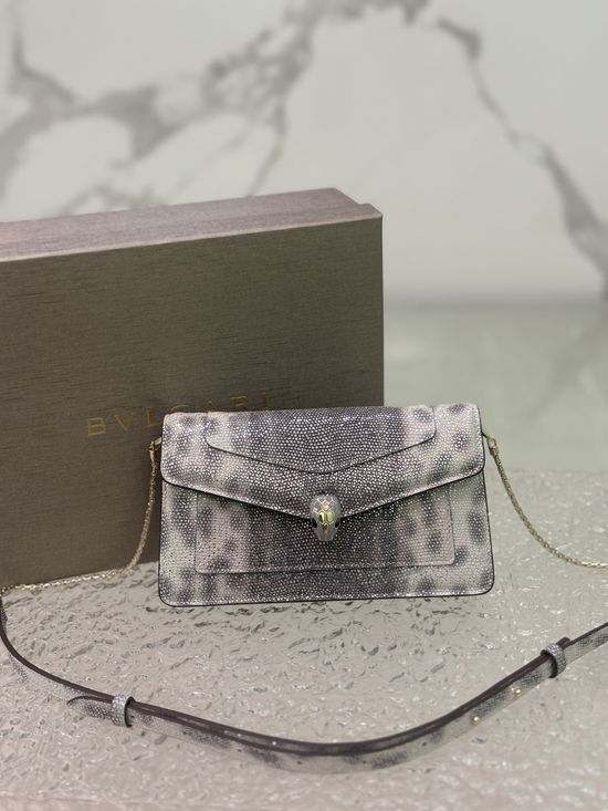 BVLGARI Serpenti Forever Leather Crossbody Bag 294650