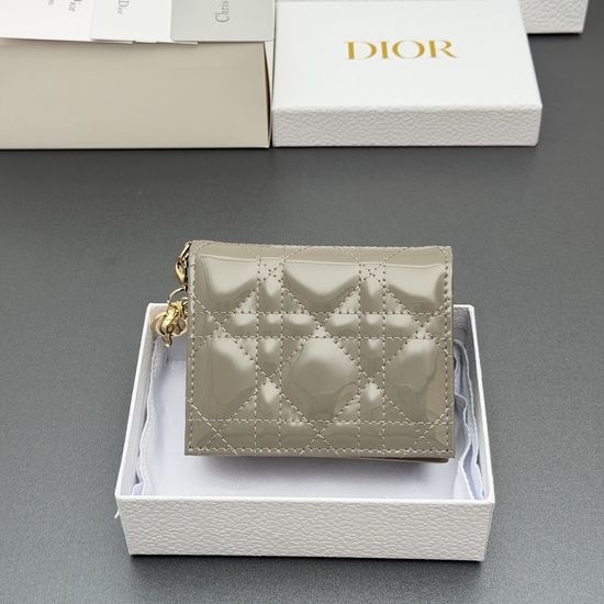 Christian Dior CD Mini Lady Gardenia Wallet S0178