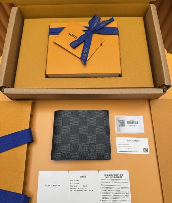 Louis Vuitton LV Monogram Marco Wallet N63336