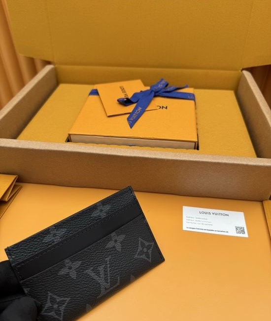 Louis Vuitton LV Card Holder Coated Canvas M62170