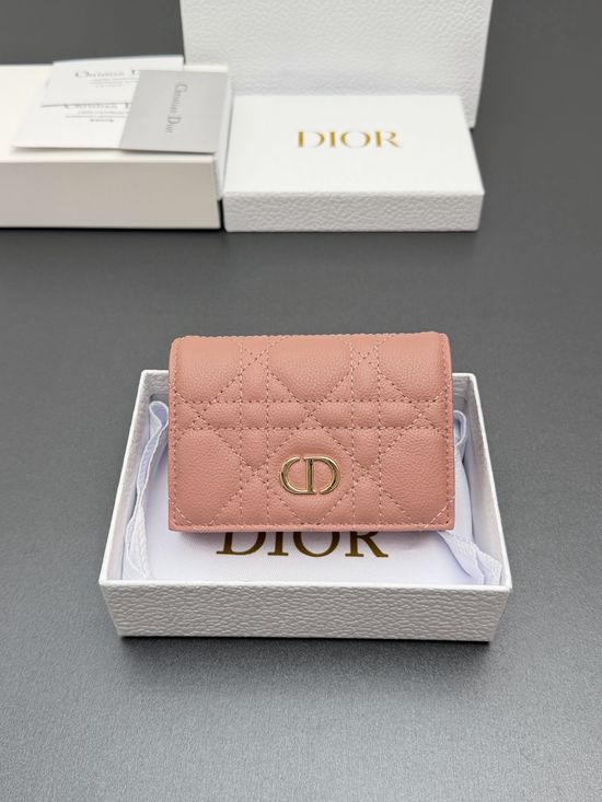 Christian Dior Cato Glycine Wallet Calfskin S5132