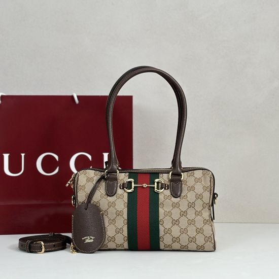 Gucci Canvas Leather Handbag 866732