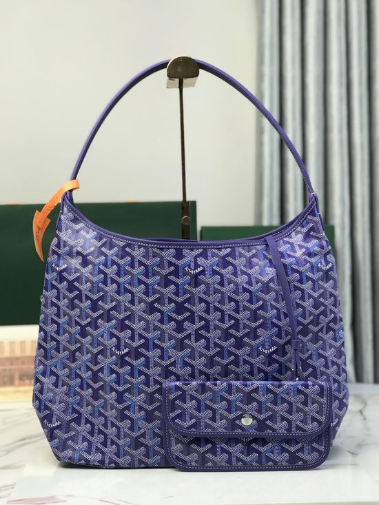Goyard Hobo Boheme Goyardine Canvas Handbag 020223