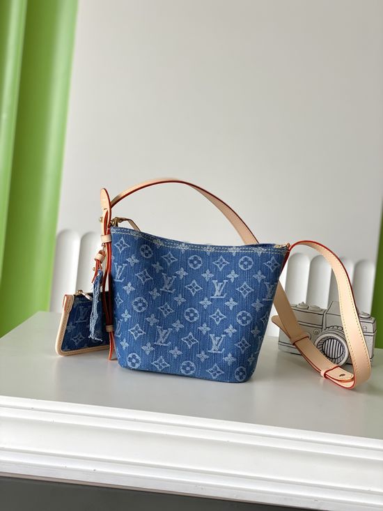 Louis Vuitton ALL IN BB Denim Bucket Bag M28107