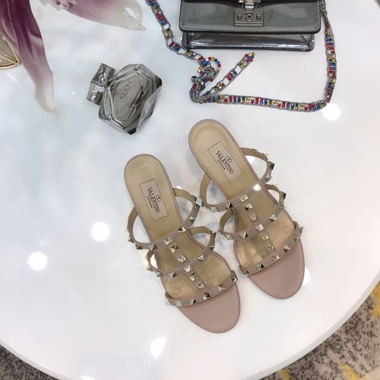 Valentino Soft Goat Leather Multi Heel Height Dress Shoes