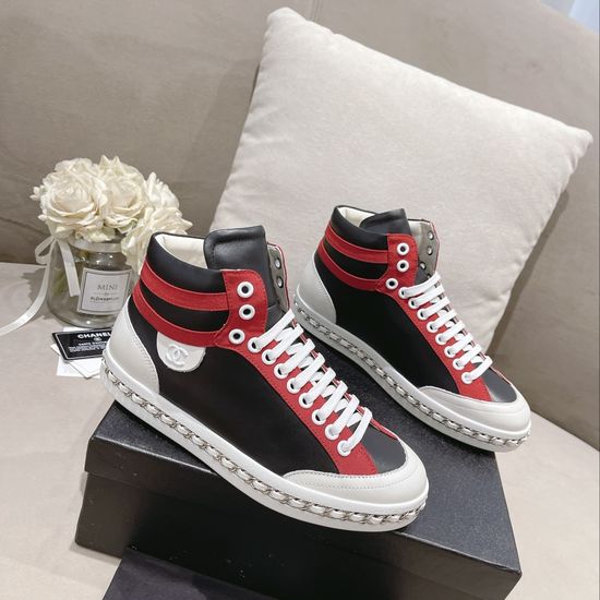 Chanel Premium Leather Soft Lined Elegant Casual Daily Shoes