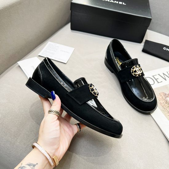 Chanel Retro Leather Loafers Classic Comfortable Casual Business Footwear