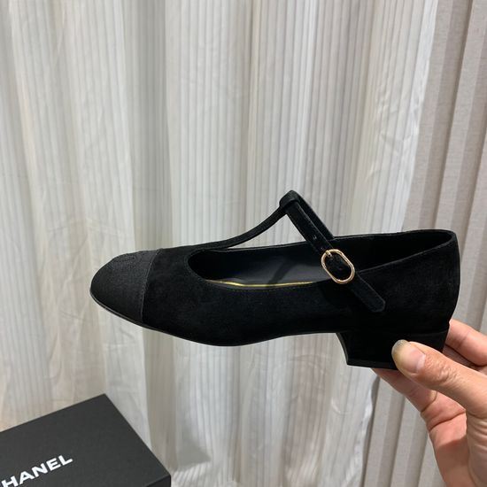 Chanel Vintage Style Leather Mary Jane Shoes Comfortable