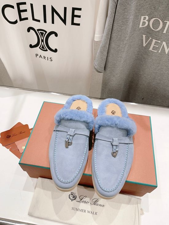 Loro Piana Premium Soft Suede Comfortable Loafer Shoes