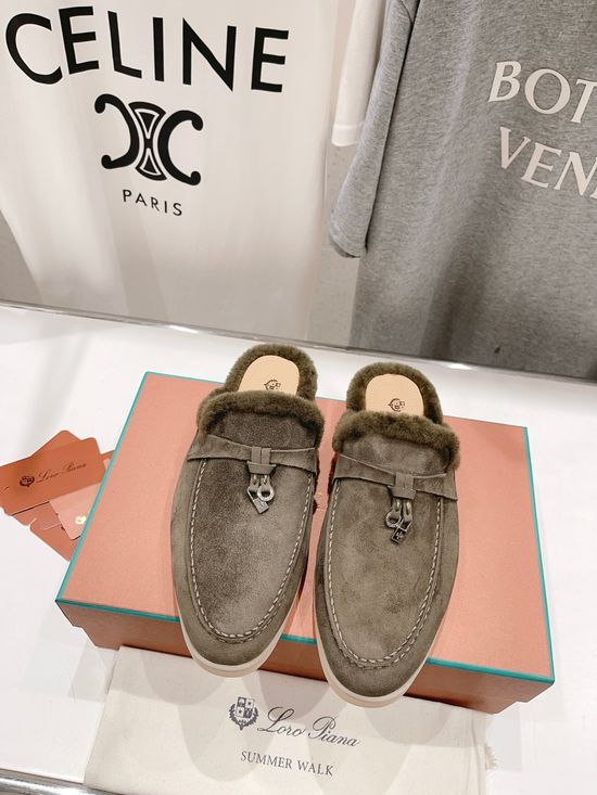 Loro Piana Premium Soft Suede Comfortable Loafer Shoes