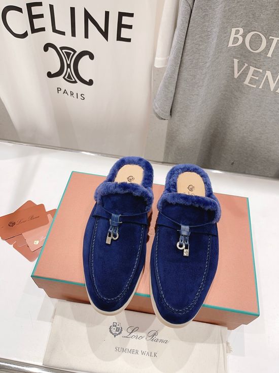 Loro Piana Premium Soft Suede Comfortable Loafer Shoes
