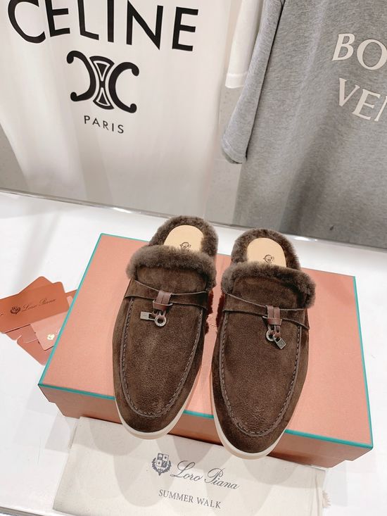 Loro Piana Premium Soft Suede Comfortable Loafer Shoes