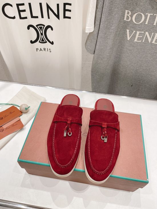 Loro Piana Classic Suede Loafers Comfortable Durable Daily Casual Shoes