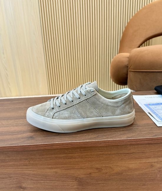 Tom Ford Vintage Crocodile Pattern Light Luxury Shoes
