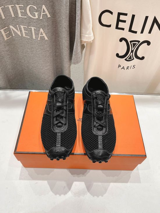Hermes Breathable Mesh Non-slip Casual Mary Jane Sneakers