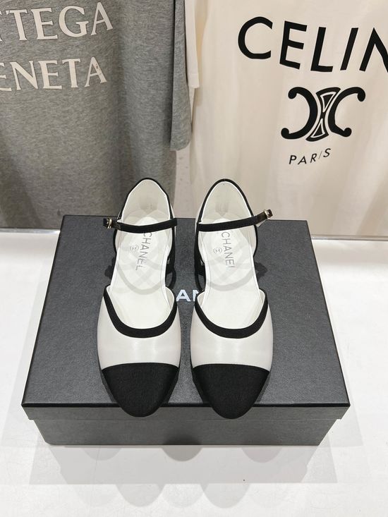 Chanel Classic Round Toe Mary Jane Sandals
