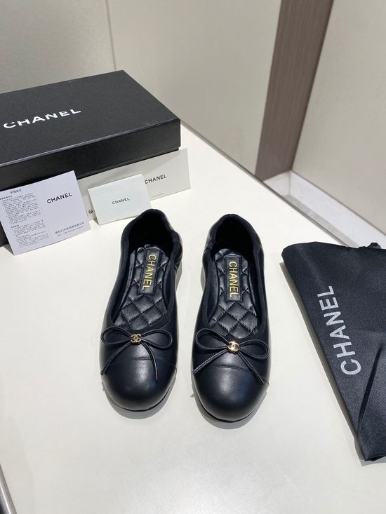 Chanel Soft Leather Comfortable Casual Dance Shoes