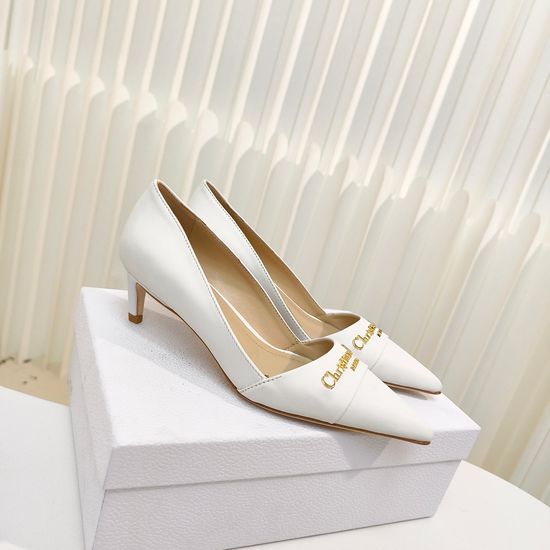 Christian Dior Classic Pointed Toe Leather Slip On High Heel Pumps