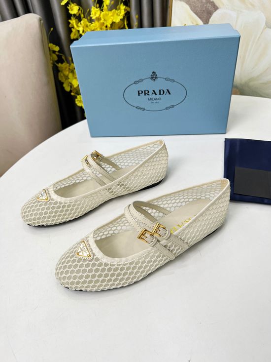 Prada Classic Quilted Leather Loafers with Buckle Accent