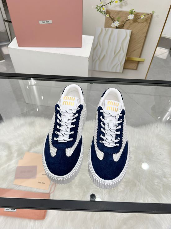 Miu Miu Lightweight Breathable Height Boosting Casual Shoes