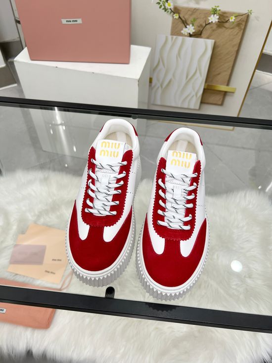 Miu Miu Lightweight Breathable Height Boosting Casual Shoes