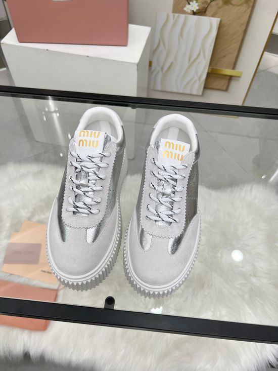 Miu Miu Lightweight Breathable Height Boosting Casual Shoes