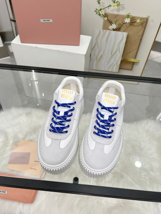 Miu Miu Lightweight Breathable Height Boosting Casual Shoes