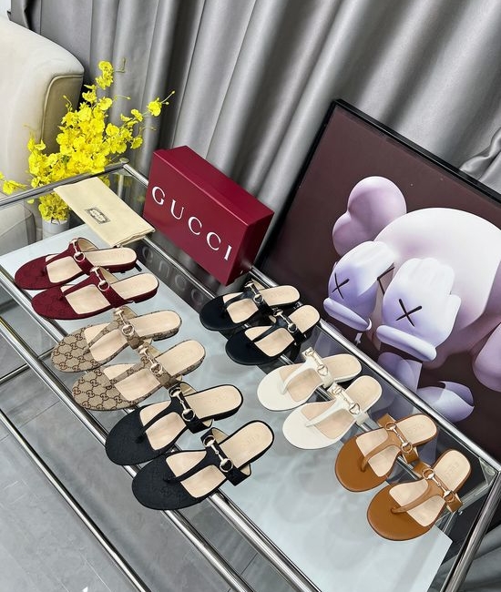 Gucci Genuine Leather Sole Casual Comfortable Daily Versatile Footwear