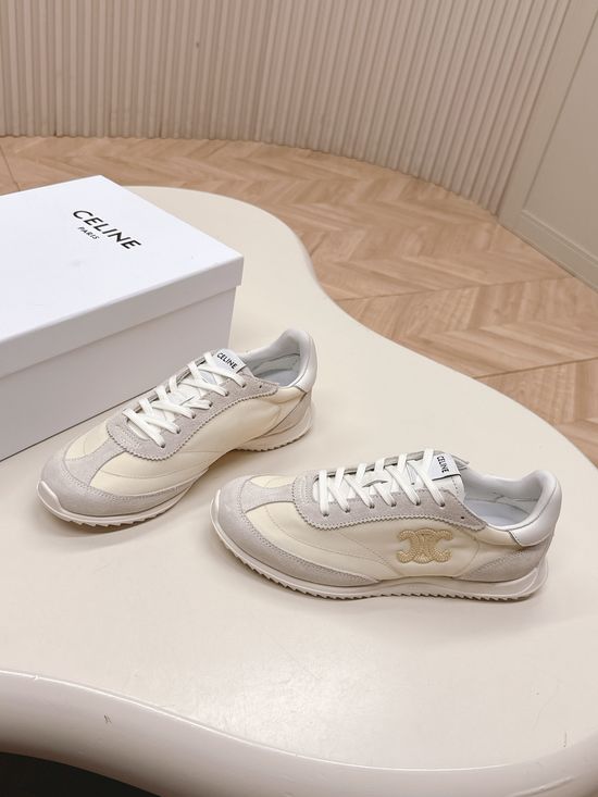 Celine Classic Design Leather Street Style Sneakers