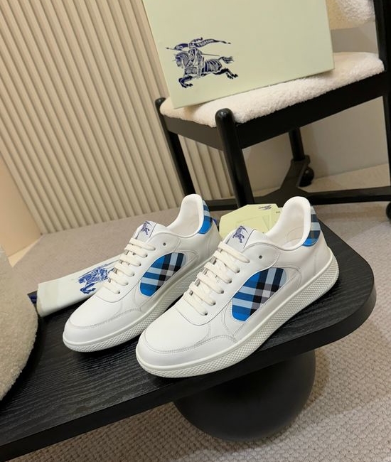 Burberry Classic Plaid Pattern Casual Comfortable Sneakers