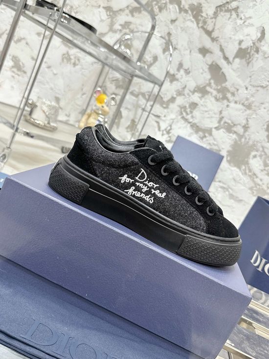 Christian Dior Classic Premium Textured Comfortable Daily Casual Sneakers