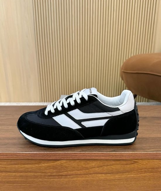Tom Ford Premium Mixed Material Low Top Classic Sneakers