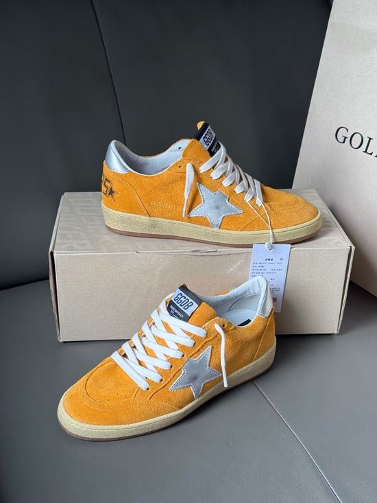 Golden Goose Premium Vintage Distressed Suede Casual Comfort Sneakers