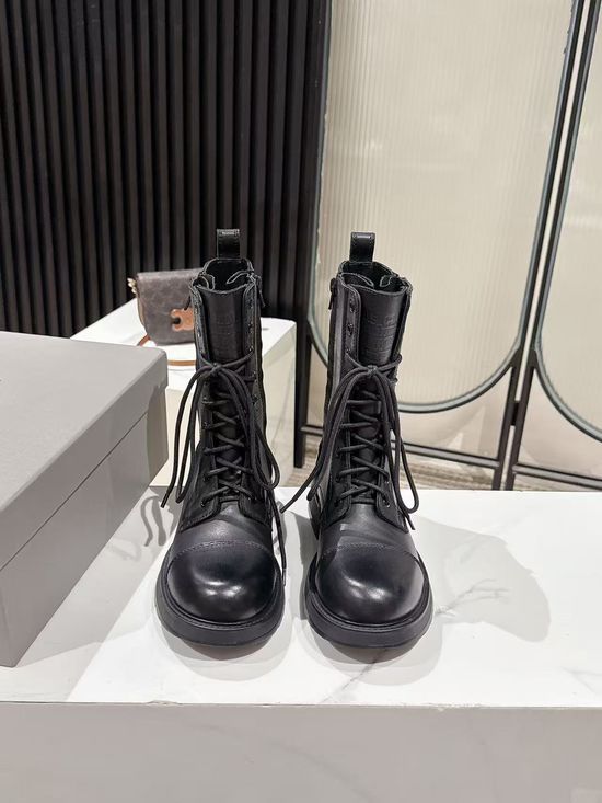 Balenciaga Classic Leather Short Boots with Rivet Detailing