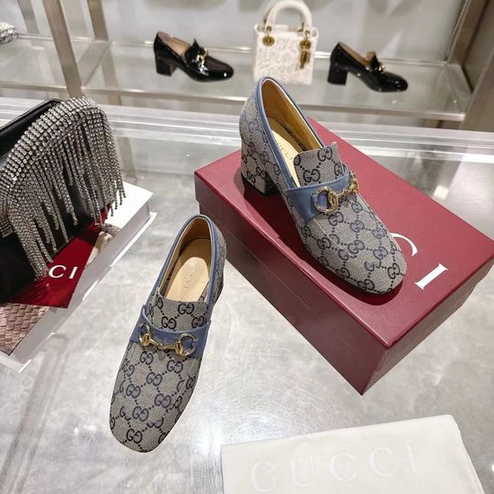 Gucci Classic Leather Pointed Toe Loafer Shoes