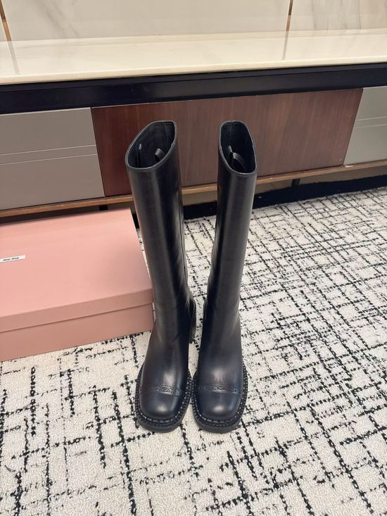 Miu Miu Exclusive Celebrity-Favorite Tall Boots with Soft Fit