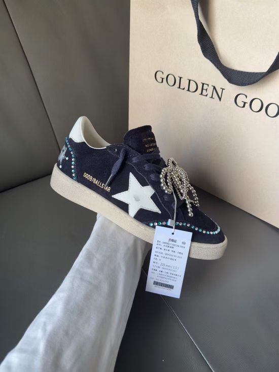 Golden Goose Custom Dirty-Effect Couple Shoes with Handcrafted Details