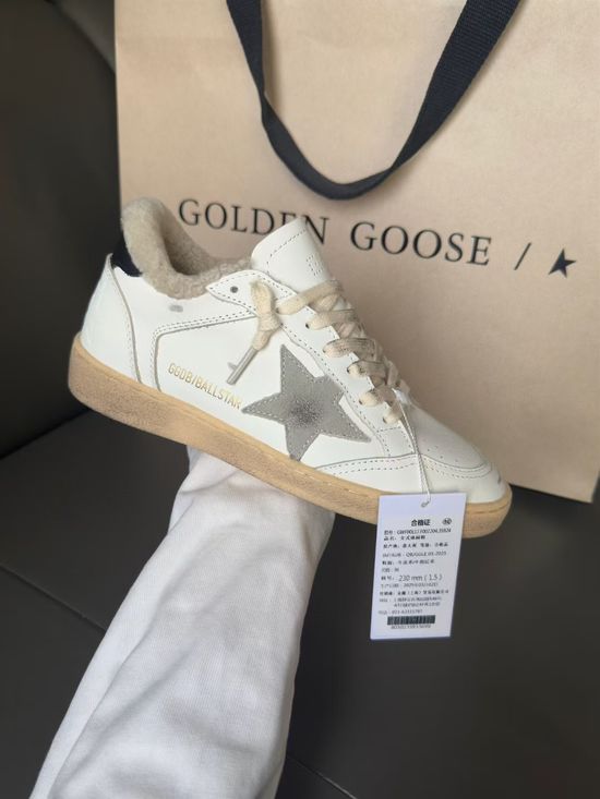 Golden Goose Custom-Made High-Quality Wool-Lined Sneakers