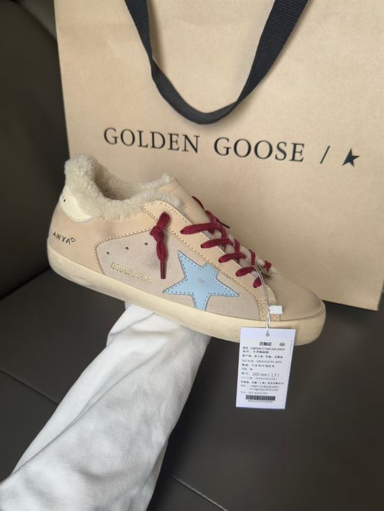 Golden Goose Premium Distressed Leather Sneakers