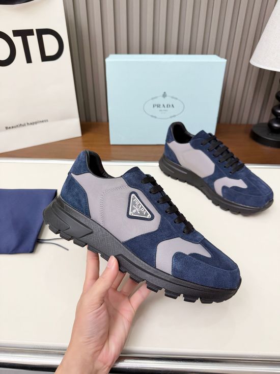 Prada Nylon Suede Non-slip Soft Comfortable Casual Shoes