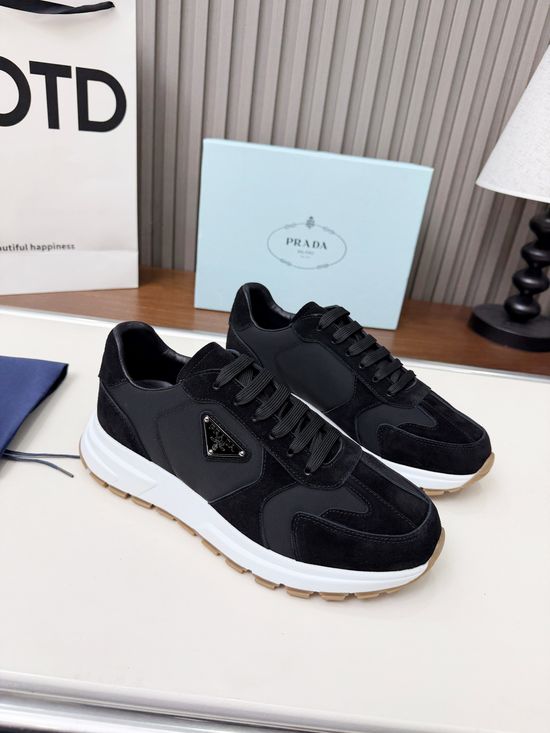 Prada Nylon Suede Non-slip Soft Comfortable Casual Shoes