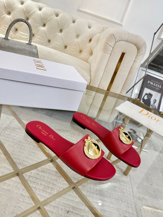 Christian Dior Calfskin Casual Shoes With Sheepskin Lining Rubber Sole