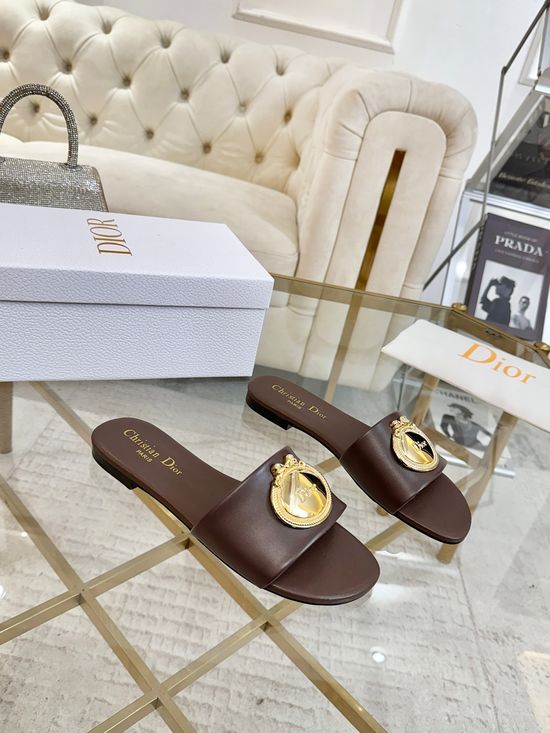 Christian Dior Calfskin Casual Shoes With Sheepskin Lining Rubber Sole
